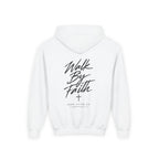 Walk By Faith Youth Hoodie – Back Print