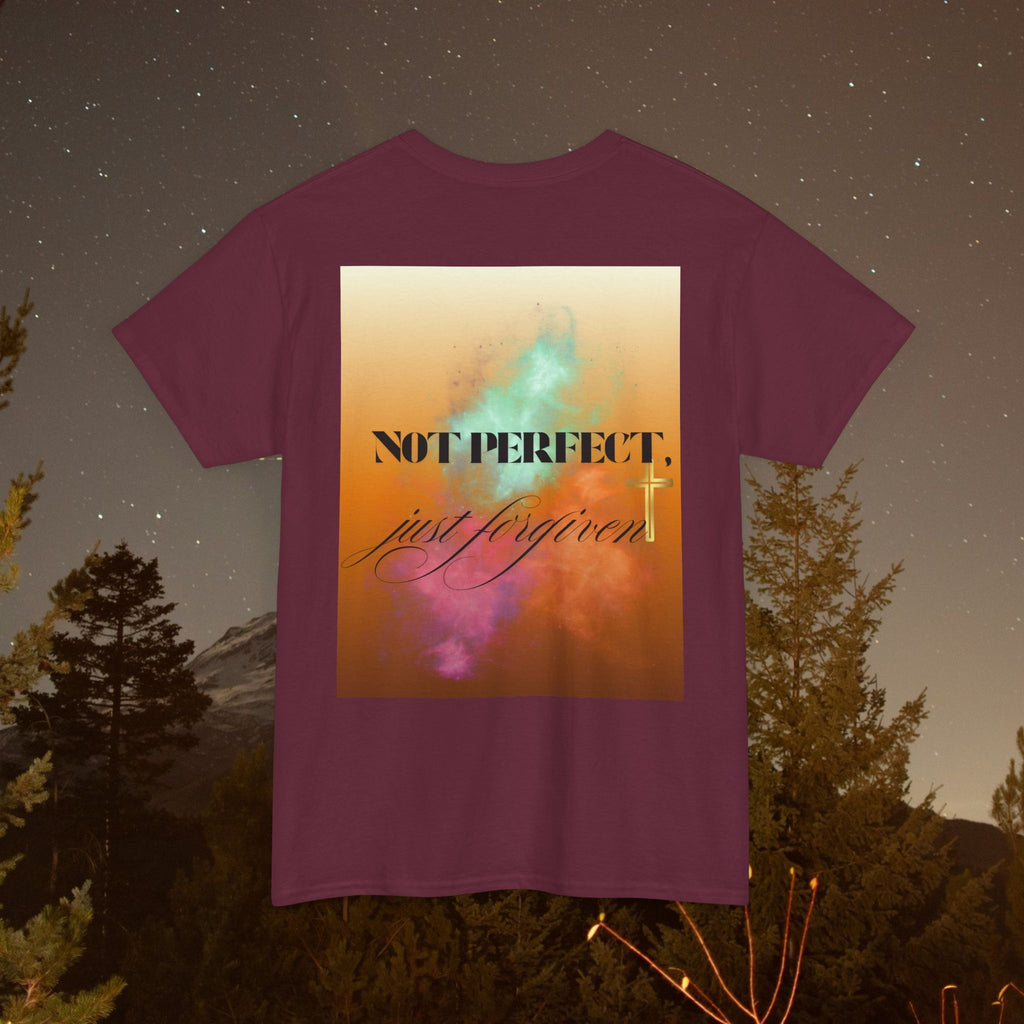 Iron Faith Co. | Not Perfect, Just Forgiven - Unisex Heavy Cotton T-Shirt