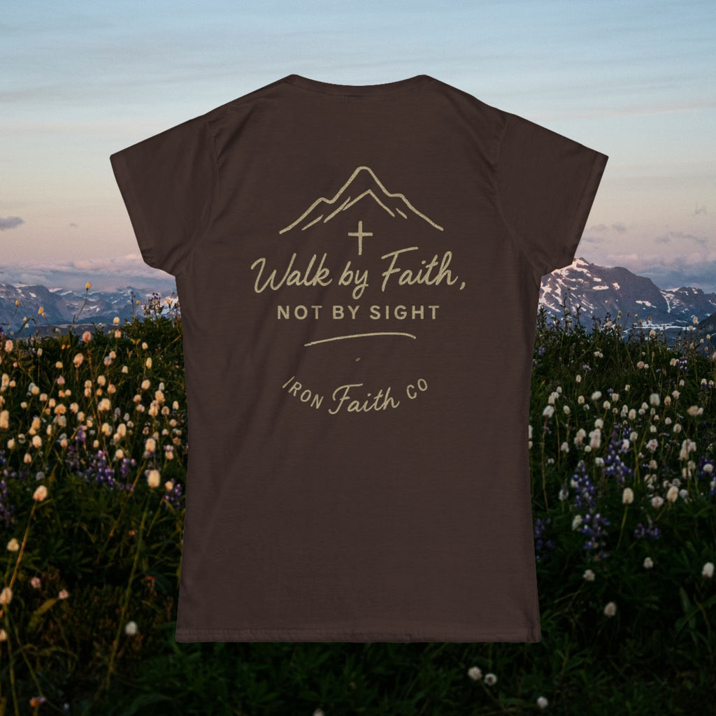 Iron Faith Co. - Walk by Faith - Women's Softstyle Tee - photo 2 of 30