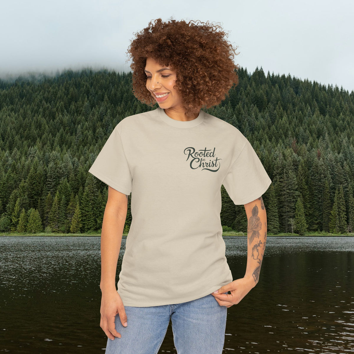 Iron Faith Co. - Rooted Christ Heavy Cotton Tee - photo 1 of 30