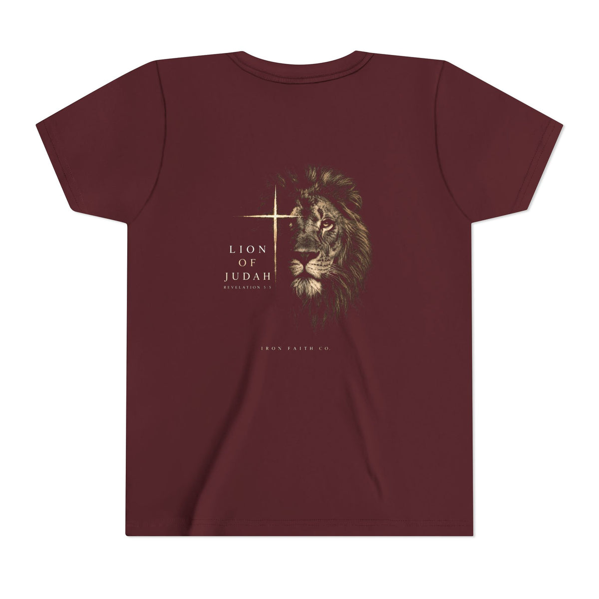 Lion of Judah Youth Tee – Back Print