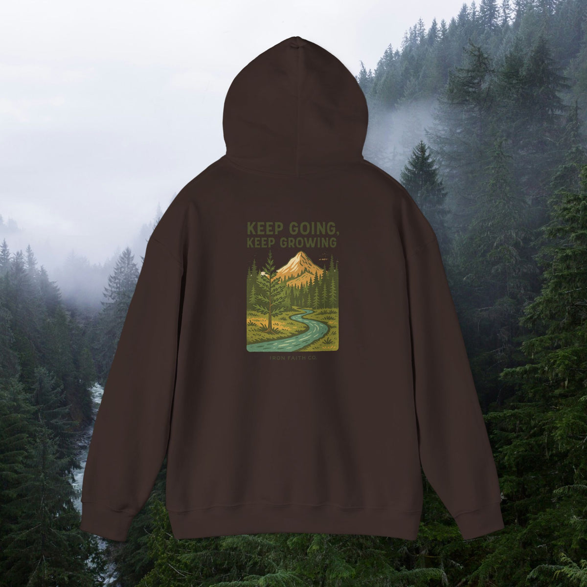 Find purpose in wilderness | Iron Faith Co. | Comfortable Heavy Blend Sweatshirt