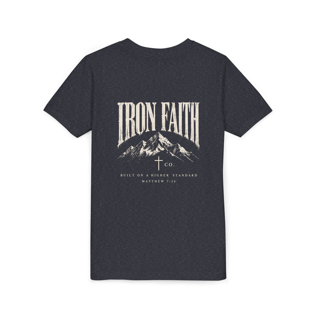 Built on a Higher Standard Youth Tee – Back Print