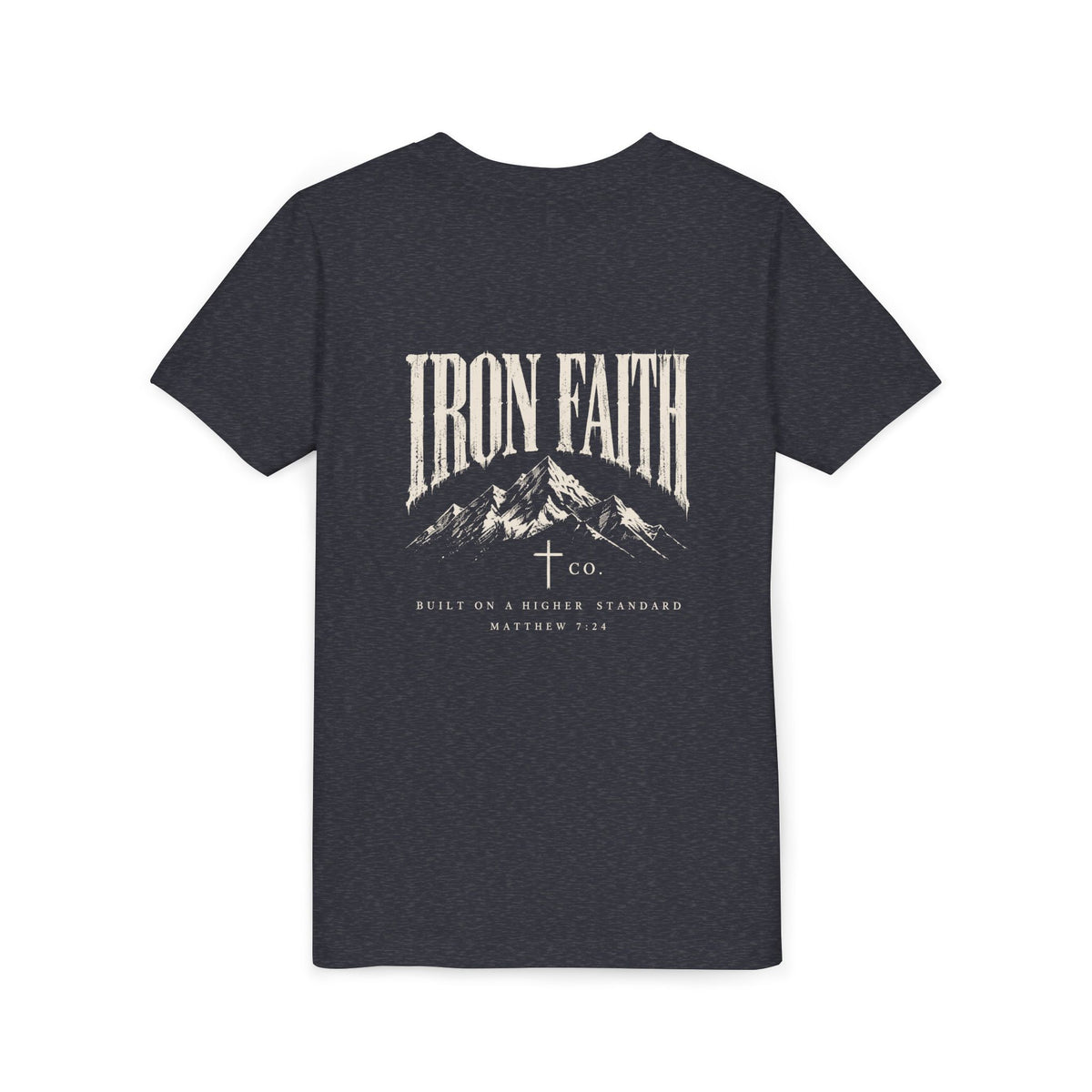 Built on a Higher Standard Youth Tee – Back Print