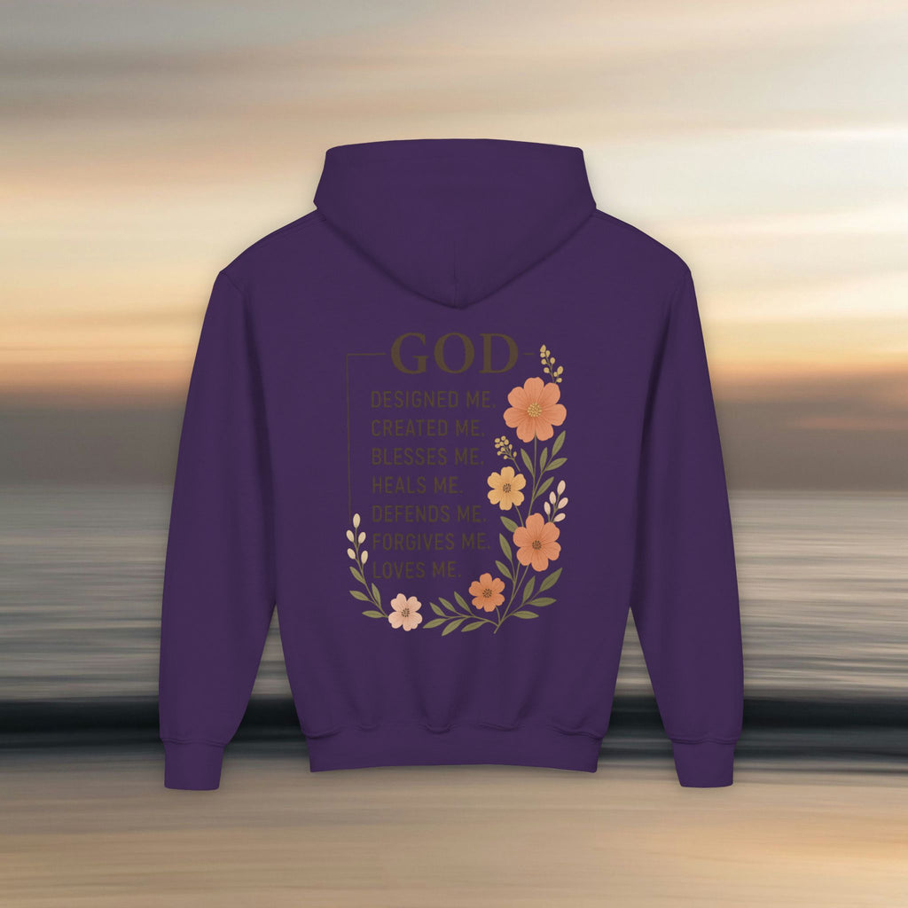 Iron Faith Co. - God's creation - Girls Youth Heavy Blend Hooded Sweatshirt - photo 25 of 30