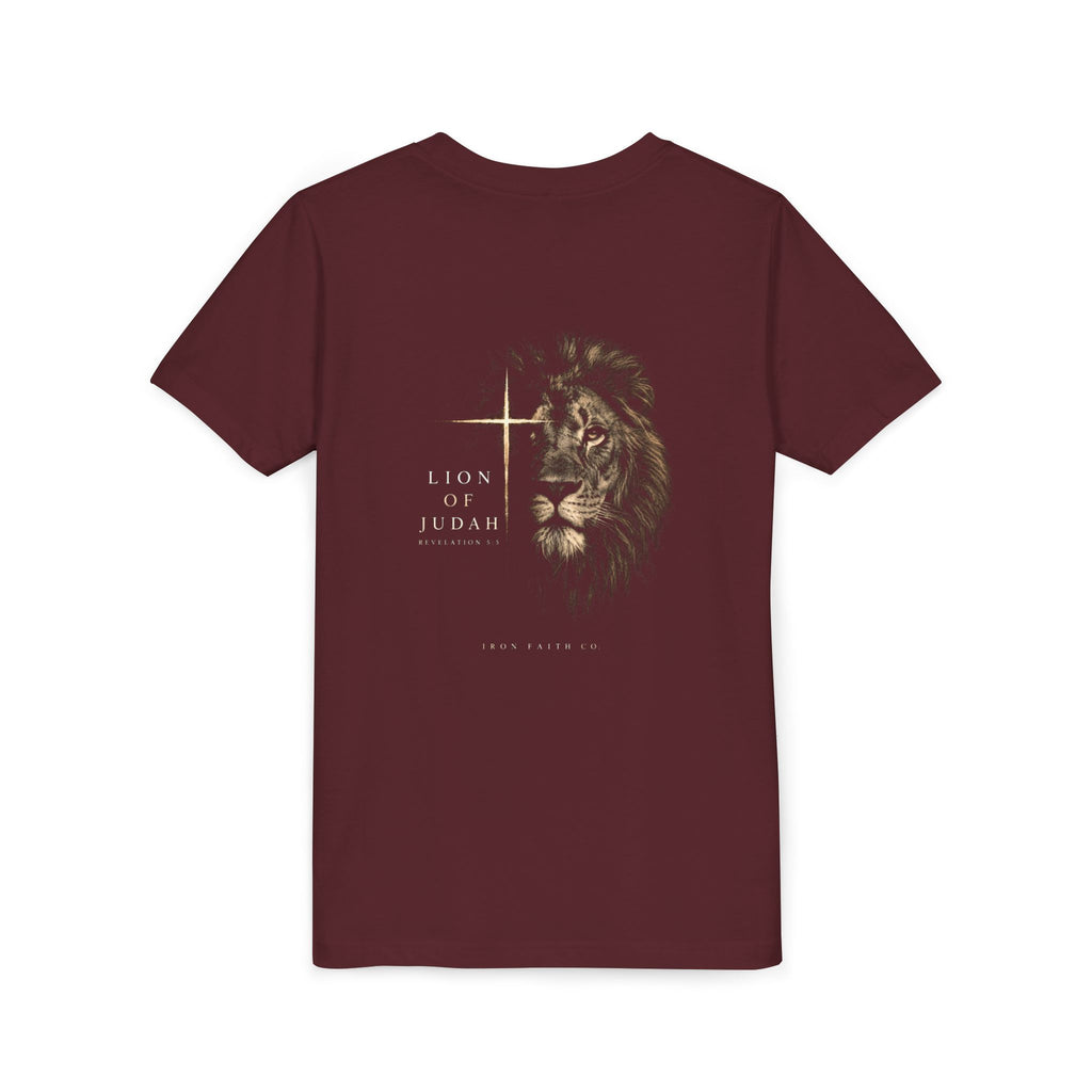 Lion of Judah Youth Tee – Back Print
