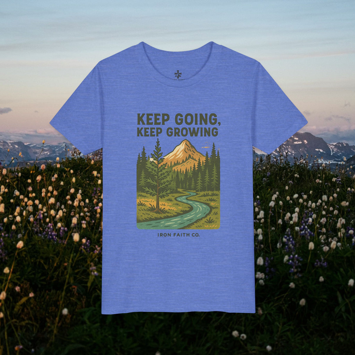 Keep going keep growing - Iron Faith Co. - Youth Short Sleeve Tee - photo 1 of 30