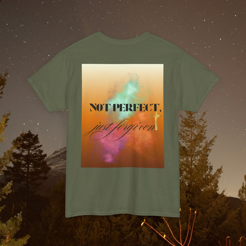 Iron Faith Co. | Not Perfect, Just Forgiven - Unisex Heavy Cotton T-Shirt