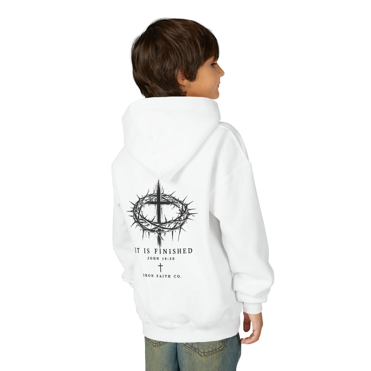 It Is Finished Youth Hoodie