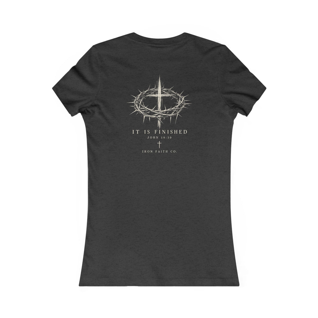 It Is Finished Women's Fitted Tee