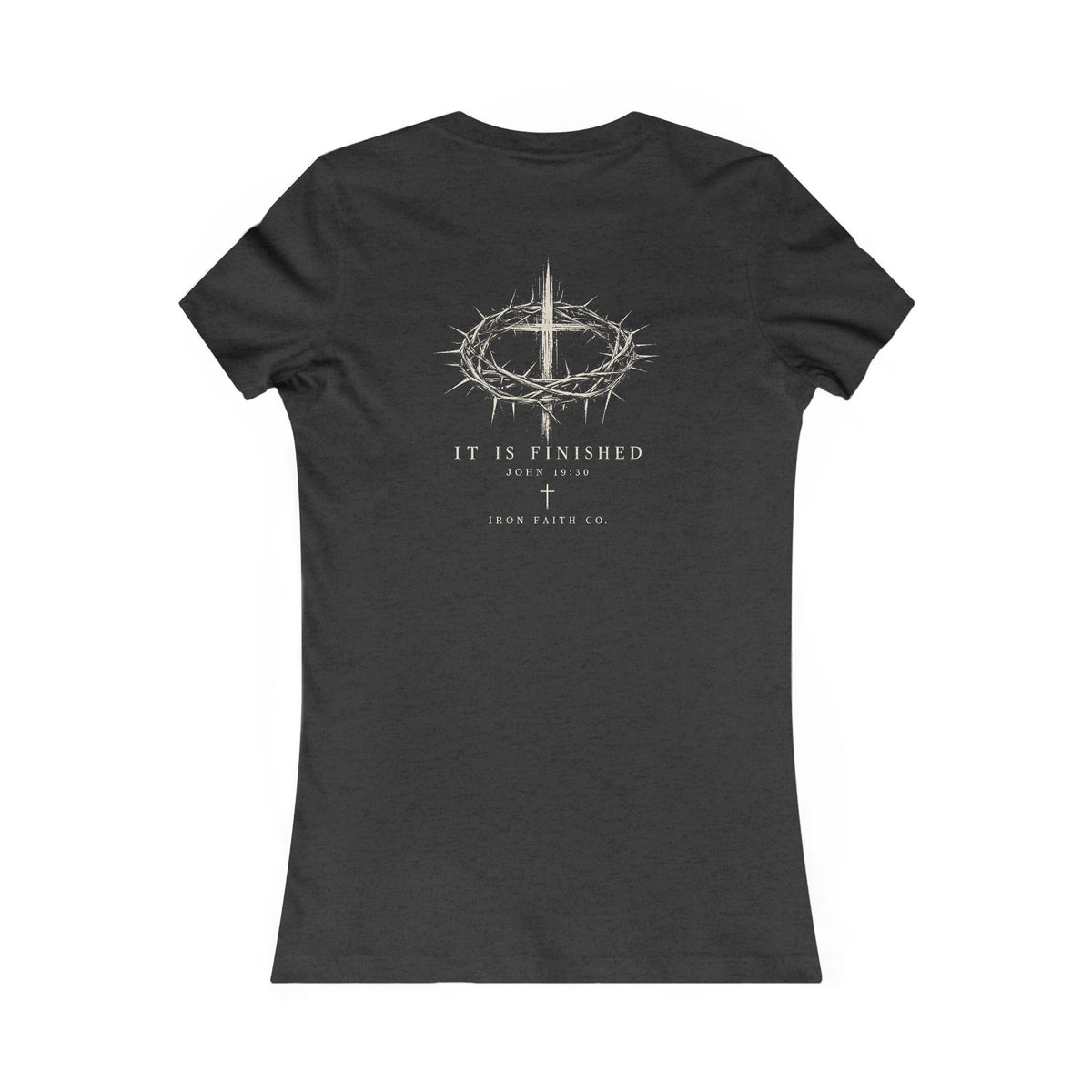 It Is Finished Women's Fitted Tee