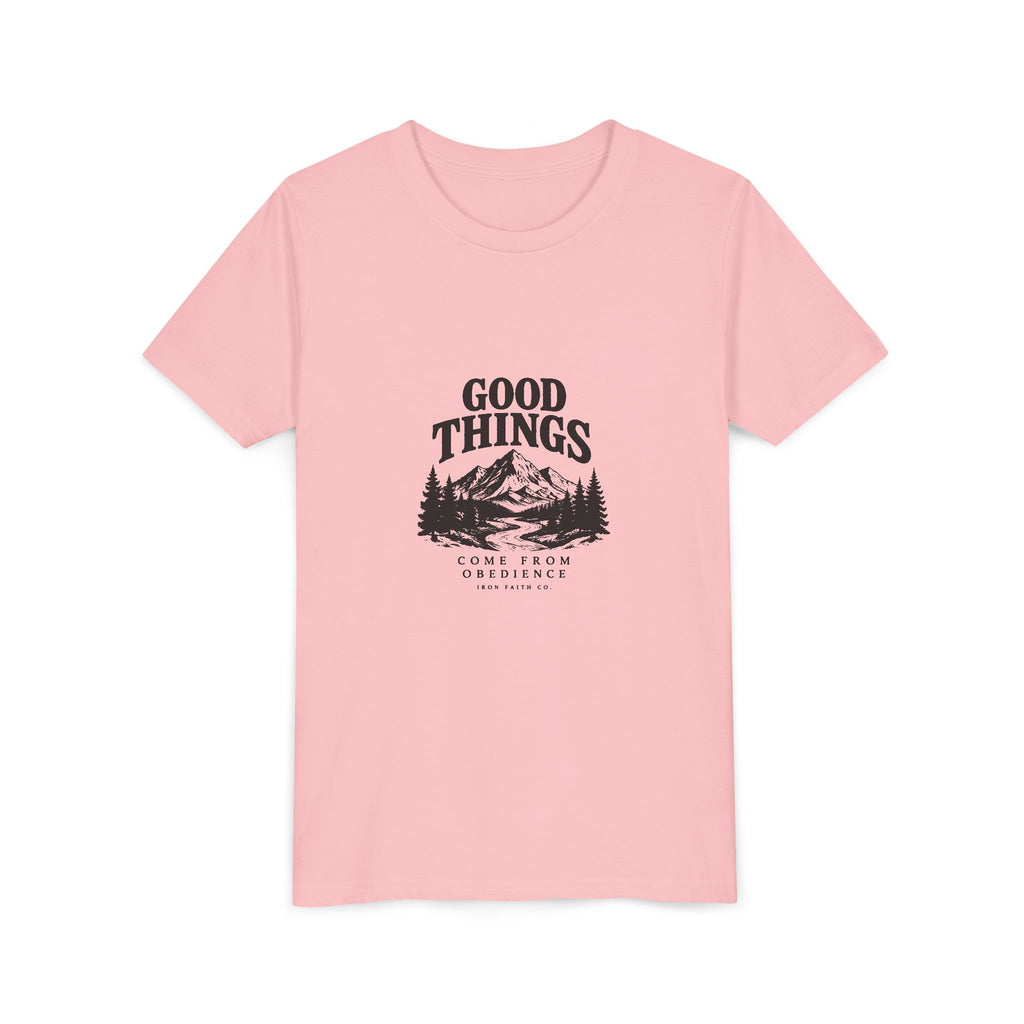 Good Things Come From Obedience Youth Tee