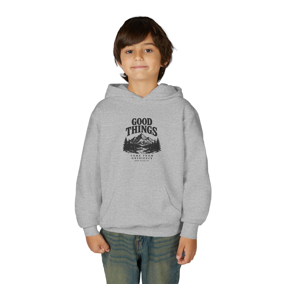 Good Things Come From Obedience Youth Hoodie