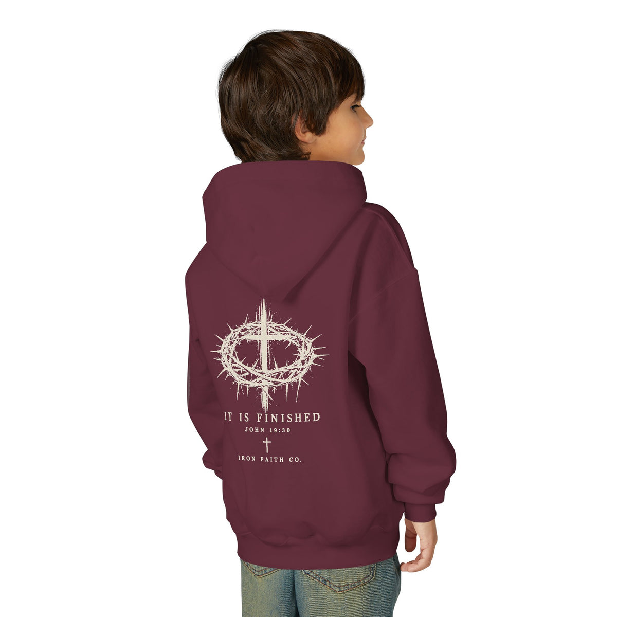 It Is Finished Youth Hoodie