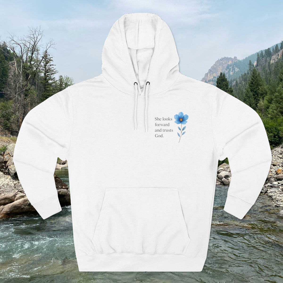 She Looks Back and Thanks God Comfort Pullover - IronFaithCo. - photo 2 of 30
