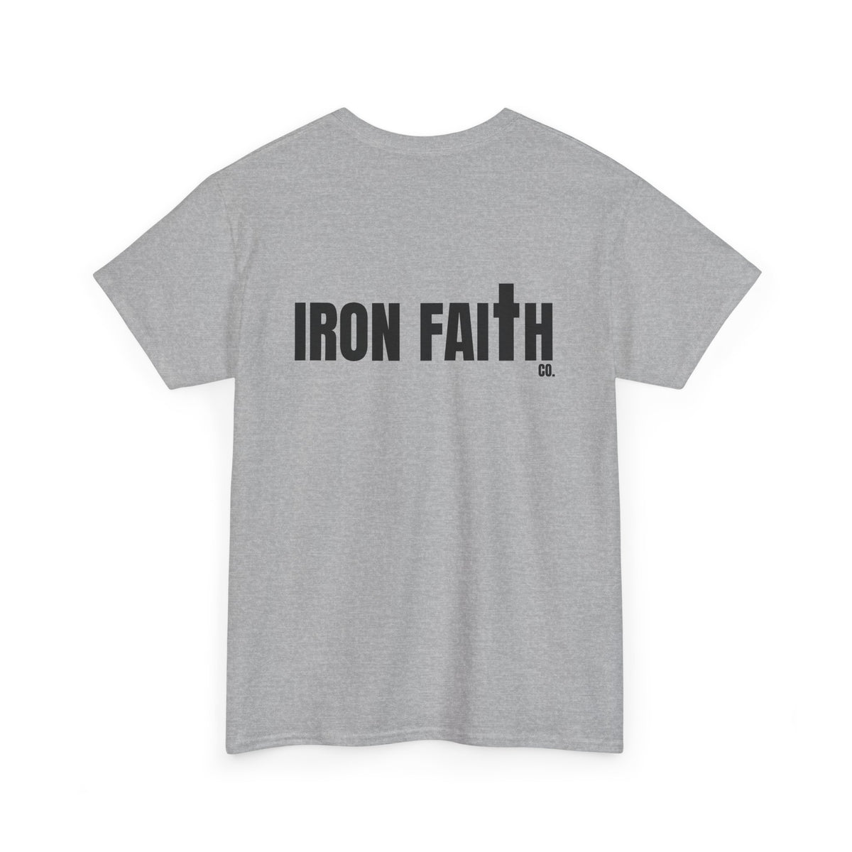 Iron Faith Co. Wordmark Tee – Back Print