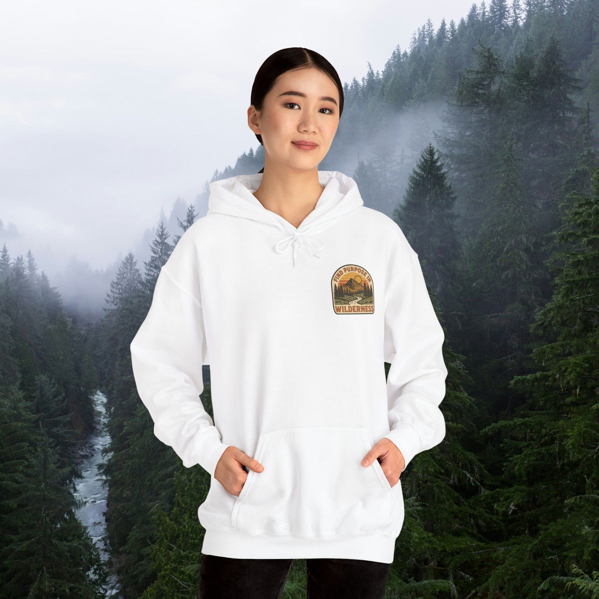 Find purpose in wilderness - Iron Faith Co. - Comfortable Heavy Blend Sweatshirt - photo 26 of 30