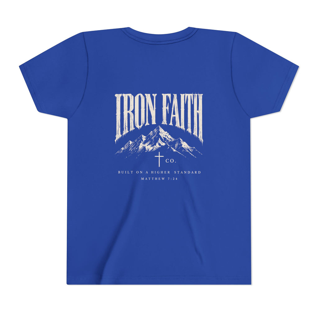 Built on a Higher Standard Youth Tee – Back Print