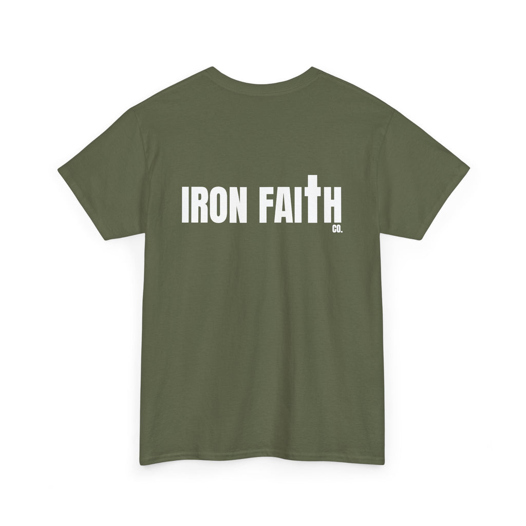 Iron Faith Co. Wordmark Tee – Back Print