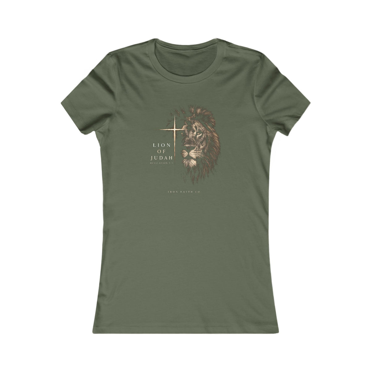 Lion of Judah Women's Fitted Tee