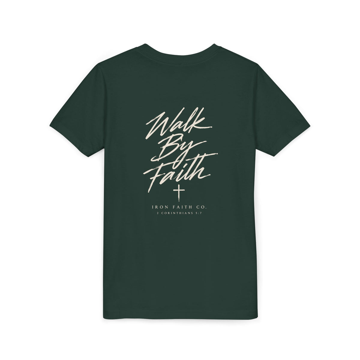 Walk By Faith Youth Tee – Back Print