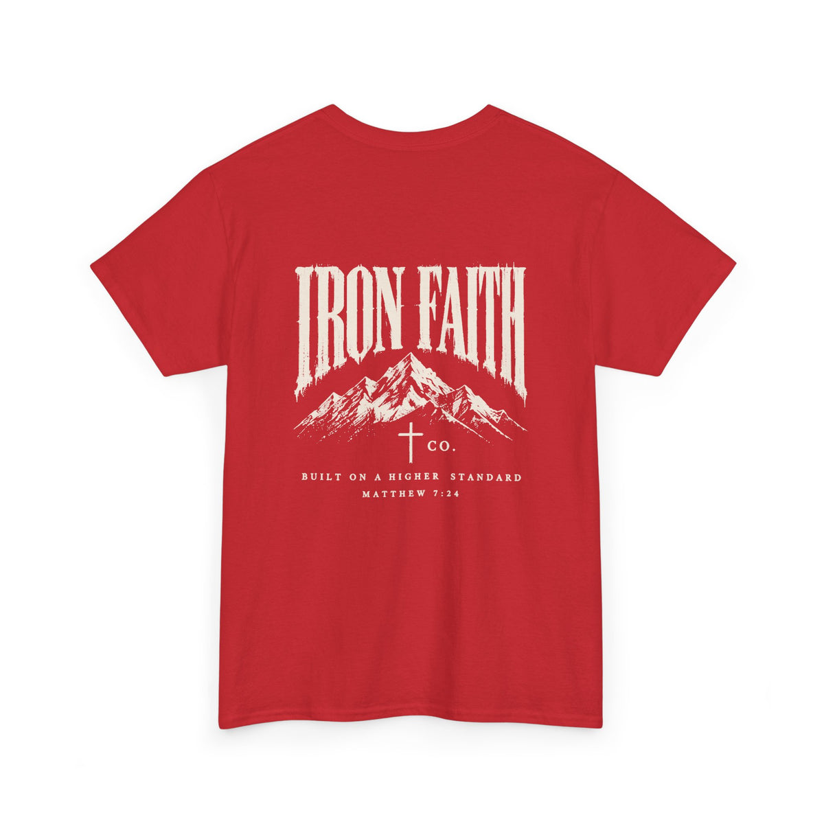 Built on a Higher Standard Tee – Back Print