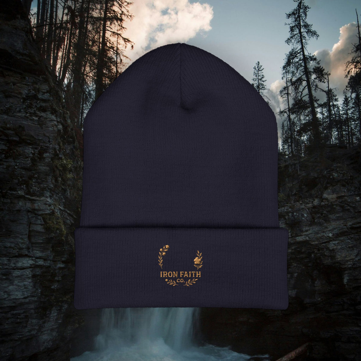 Iron Faith Embroidered Beanie - photo 7 of 30
