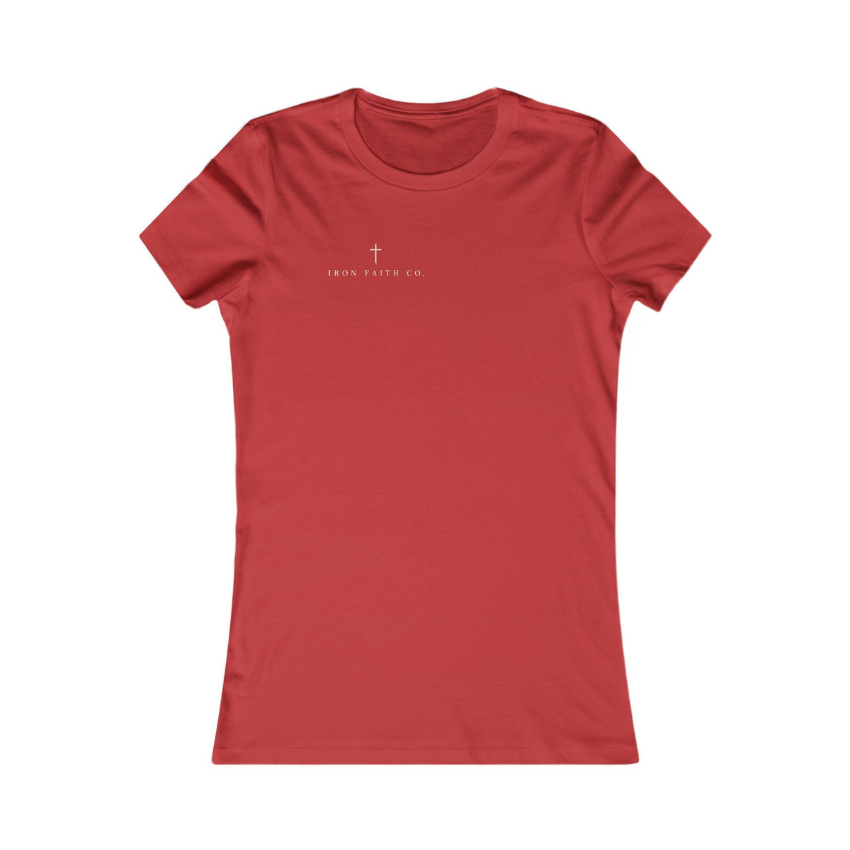 Built on a Higher Standard Women's Fitted Tee – Back Print