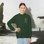 Love One Another Youth Crewneck Sweatshirt — Christian Faith Graphic - photo 26 of 30