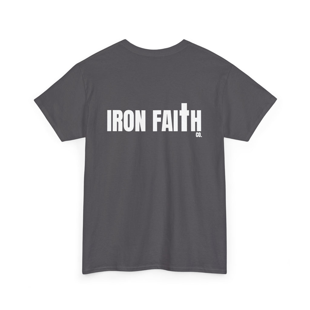 Iron Faith Co. Wordmark Tee – Back Print