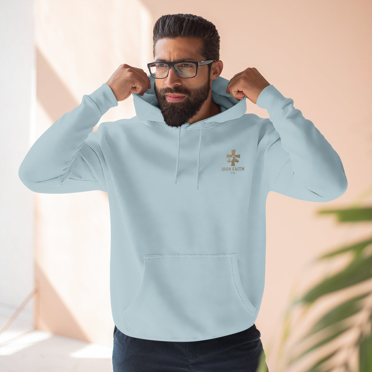 A Woman Who Fears The Lord Is Worthy Of Praise | Proverbs 31:30 | Iron Faith Co. | Fleece Hoodie