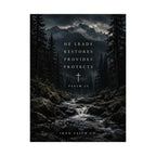 He Leads Psalm 23 Poster