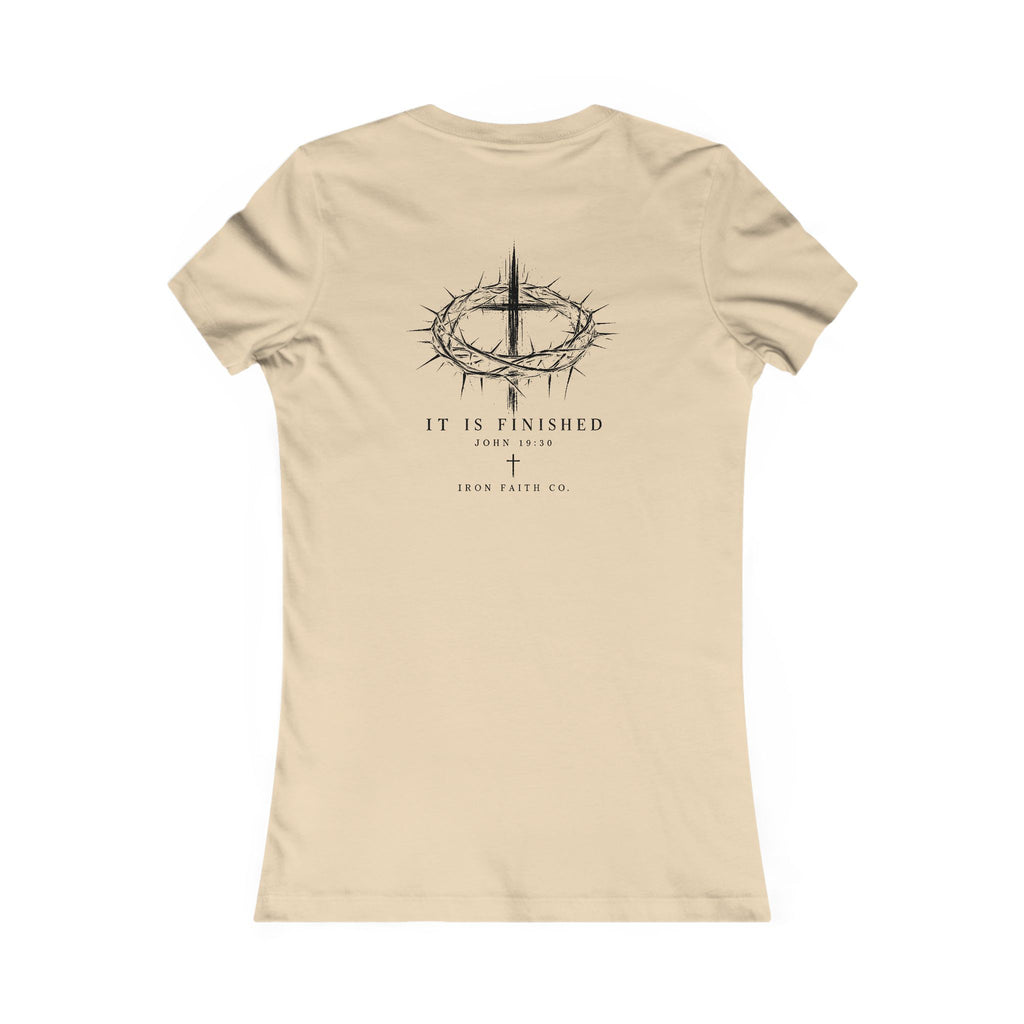 It Is Finished Women's Fitted Tee