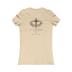 It Is Finished Women's Fitted Tee