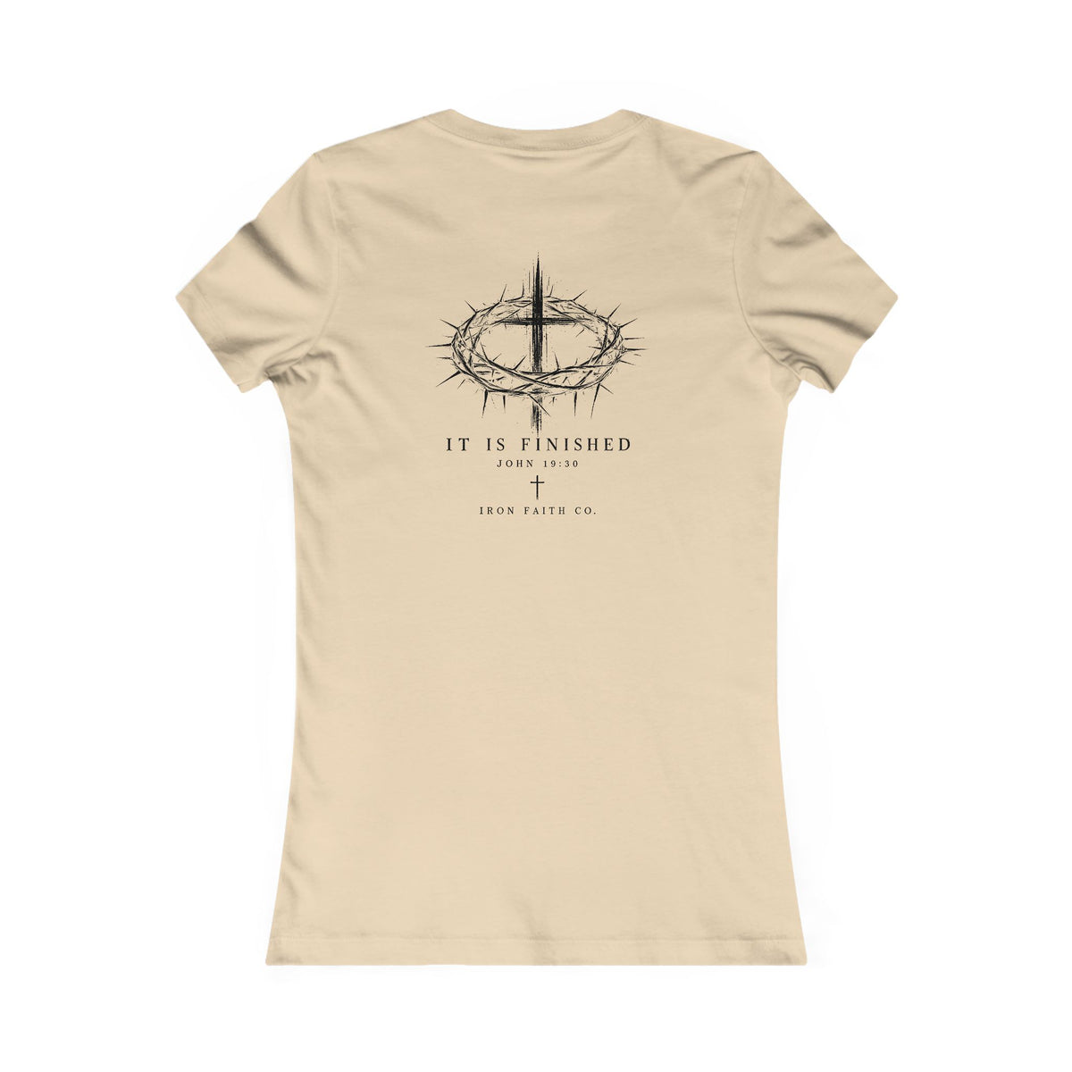 It Is Finished Women's Fitted Tee