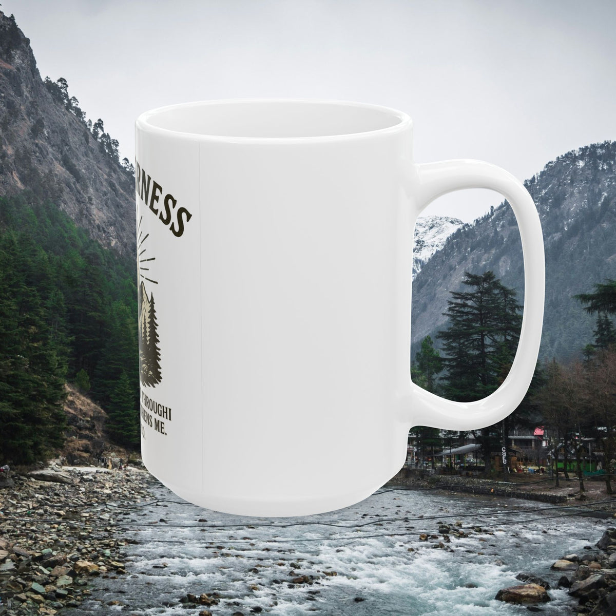 The Wilderness - Iron Faith Co. - Ceramic Mug, (15oz) - photo 4 of 4