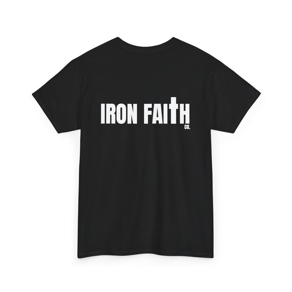 Iron Faith Co. Wordmark Tee – Back Print