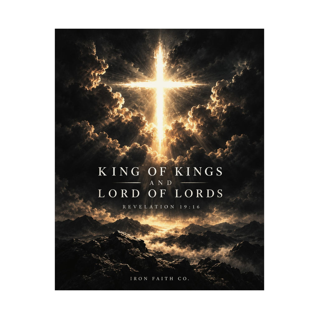 King of Kings Revelation 19:16 Poster