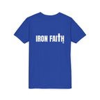 Iron Faith Co. Wordmark Youth Tee – Back Print