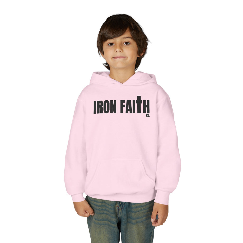 Iron Faith Co. Wordmark Youth Hoodie