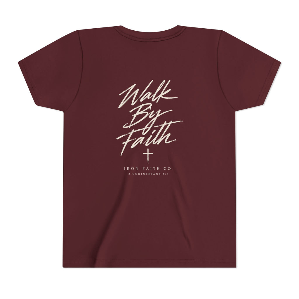 Walk By Faith Youth Tee – Back Print