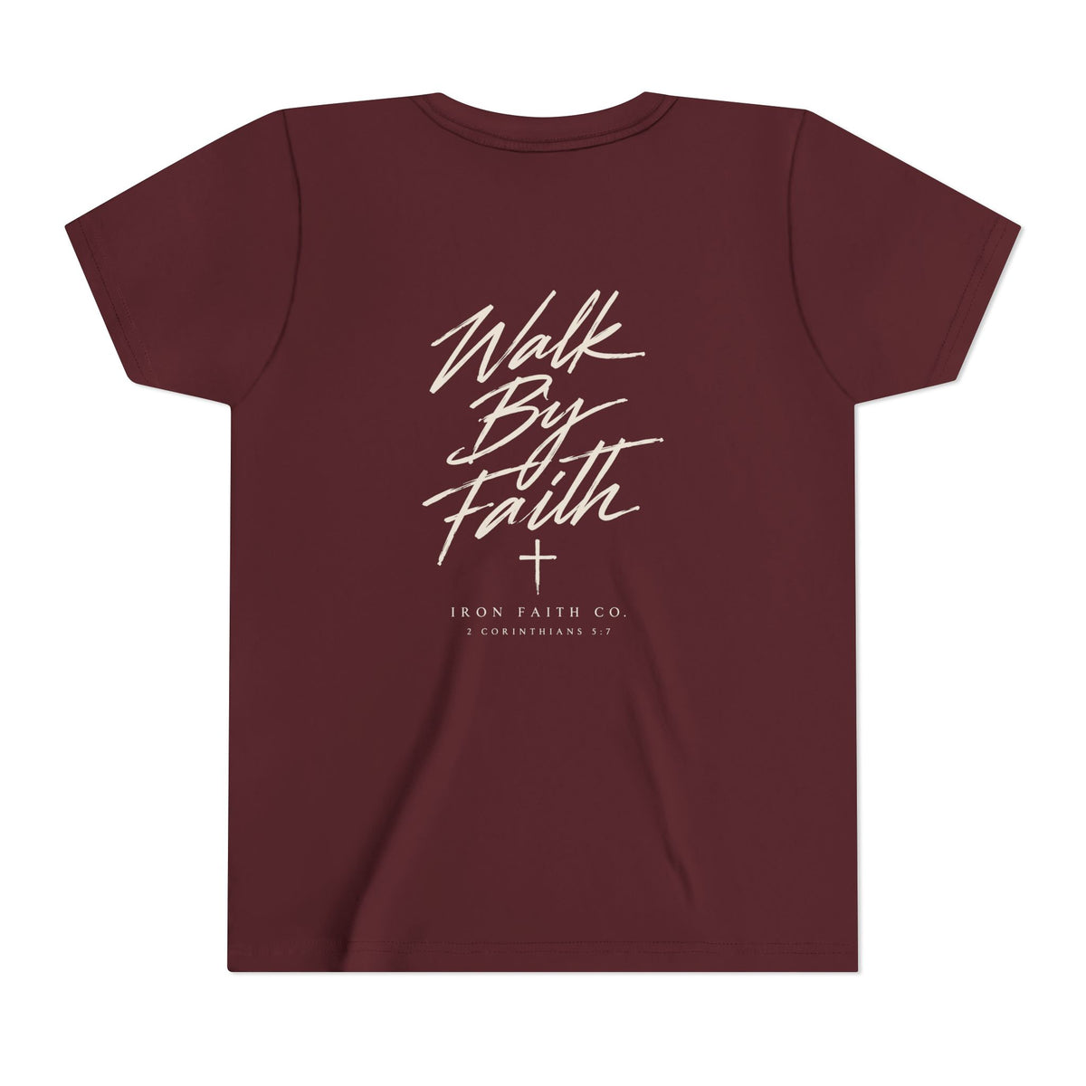 Walk By Faith Youth Tee – Back Print