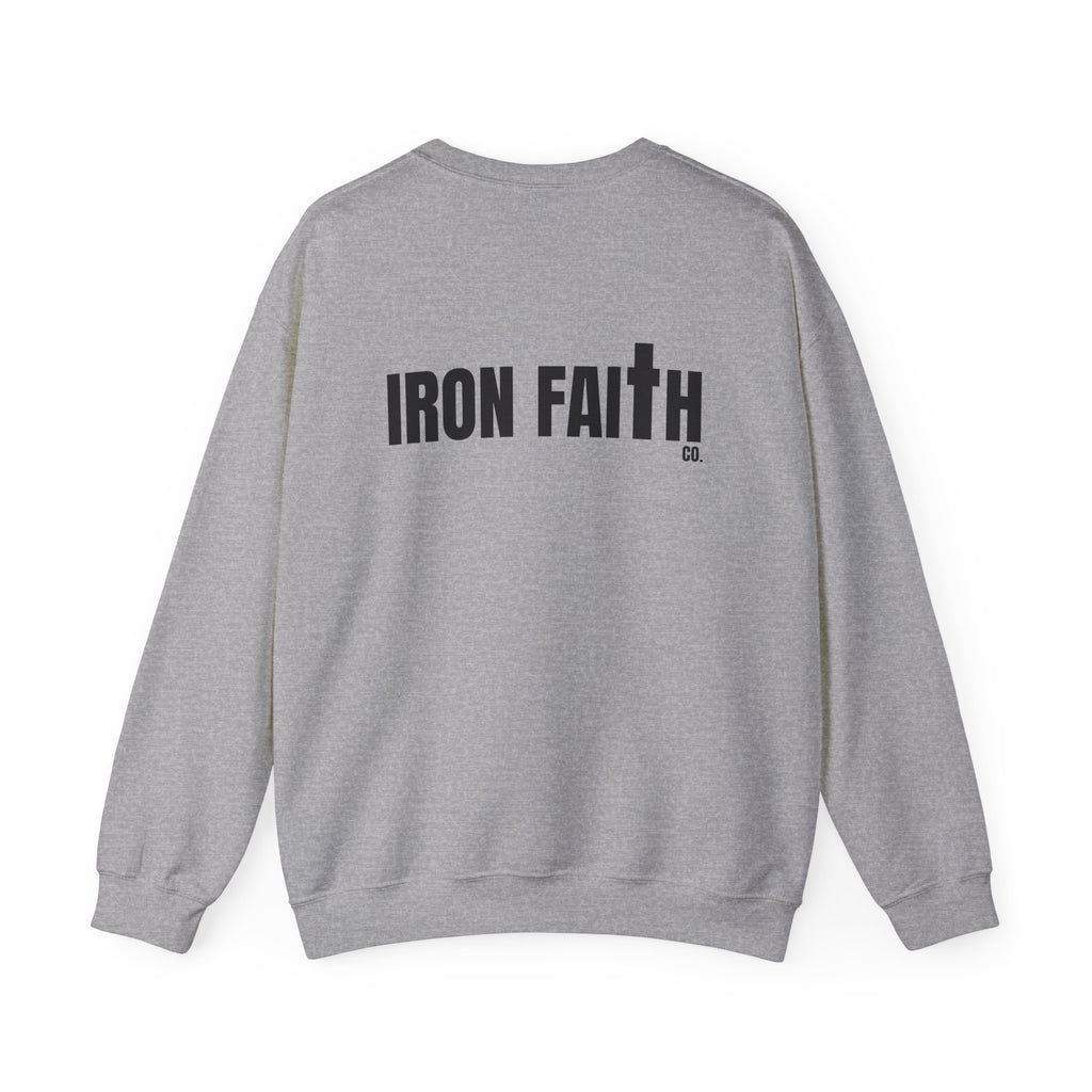 Iron Faith Co. Wordmark Crewneck – Back Print