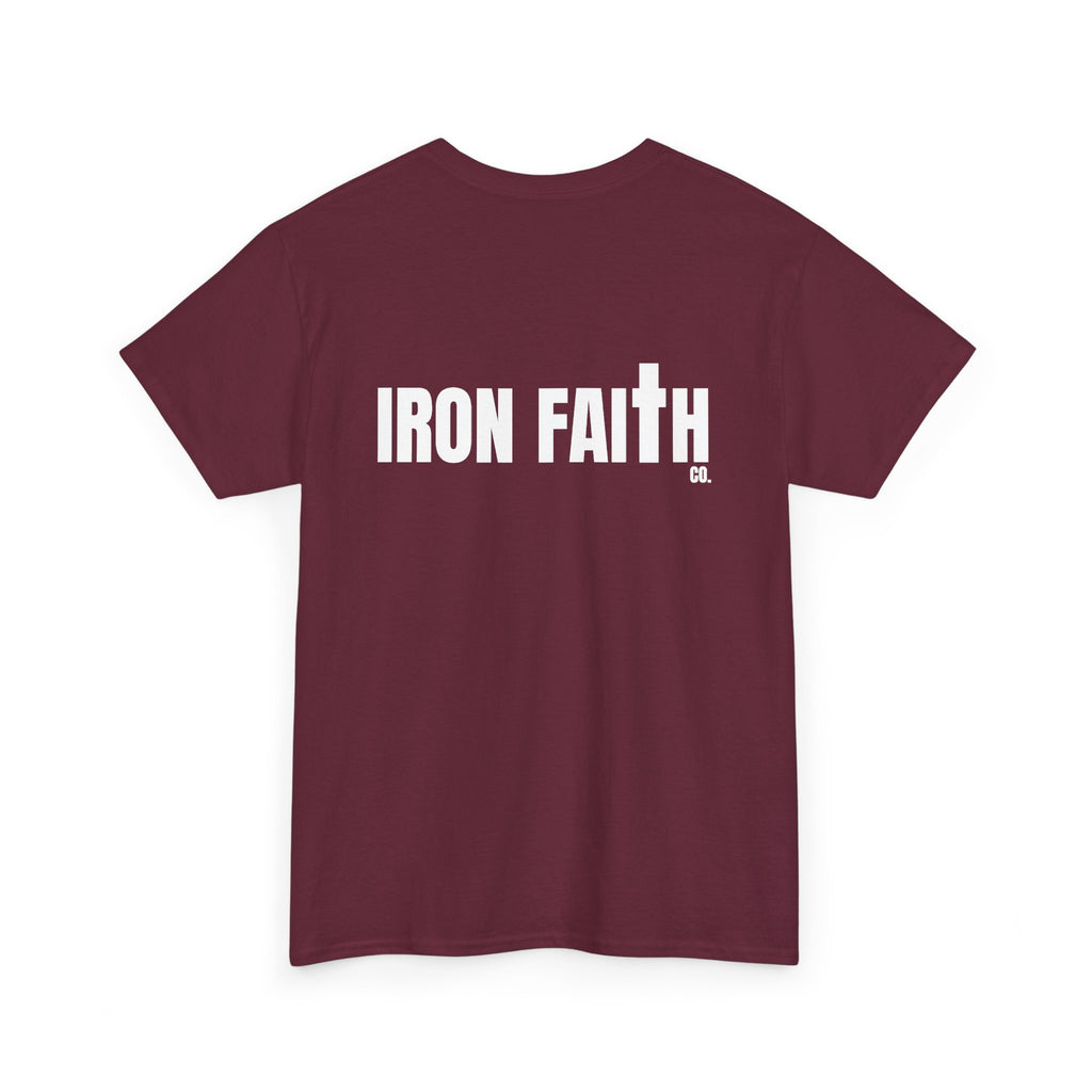 Iron Faith Co. Wordmark Tee – Back Print