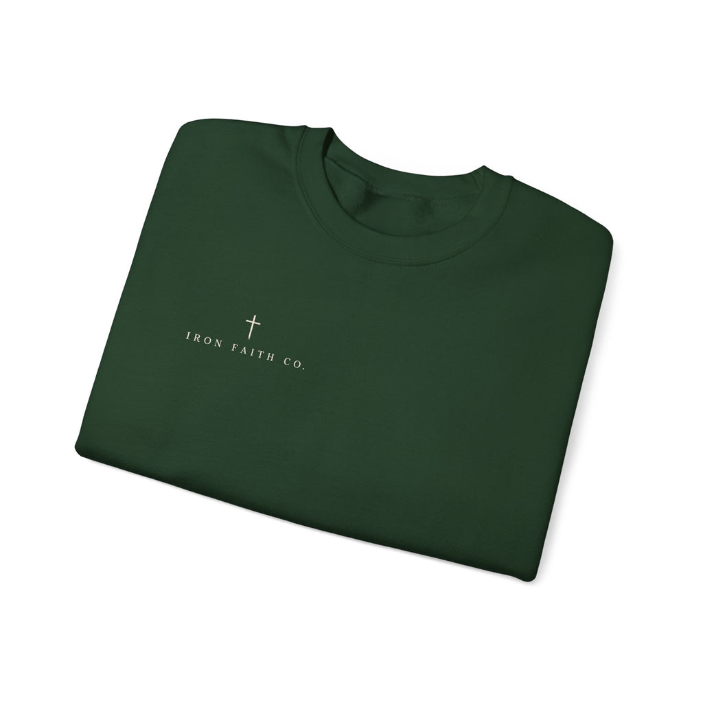 Iron Faith Co. Wordmark Crewneck – Back Print