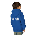 Iron Faith Co. Wordmark Youth Hoodie – Back Print