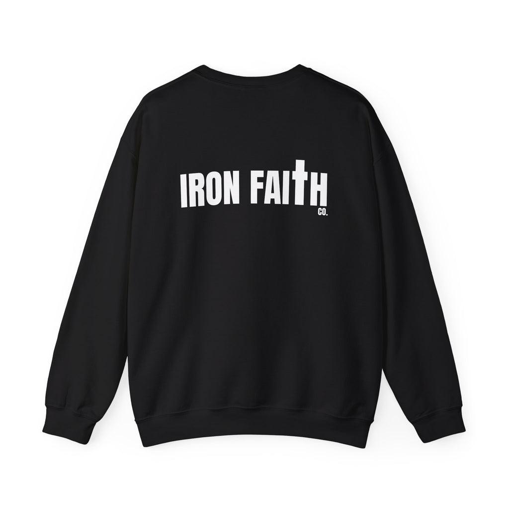Iron Faith Co. Wordmark Crewneck – Back Print