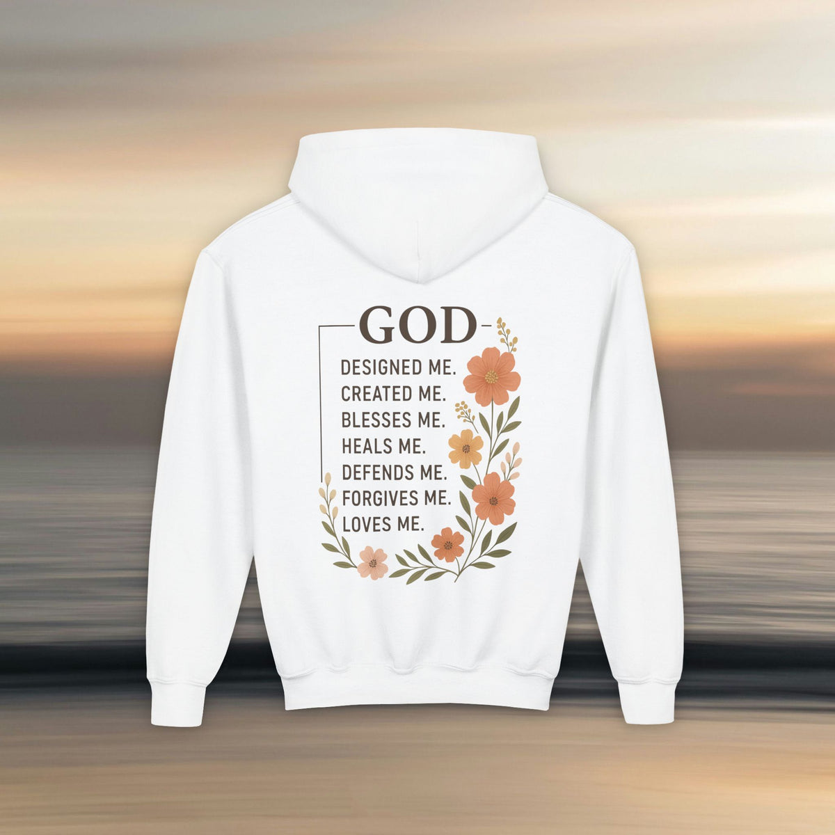Iron Faith Co. - God's creation - Girls Youth Heavy Blend Hooded Sweatshirt - photo 13 of 30