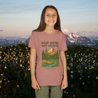 Keep going keep growing | Iron Faith Co. | Youth Short Sleeve Tee