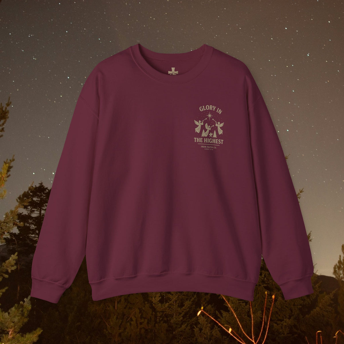 Hope Was Born This Night Sweatshirt - IronFaithCo. - photo 5 of 30